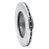 R1 Concepts 1986-1989 Toyota Celica Front Right Drilled & Slotted Silver Brake Rotor by R1 Concepts 631-76026R