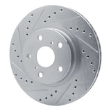 R1 Concepts 1986-1992 Toyota Supra Front Left Drilled & Slotted Silver Brake Rotor by R1 Concepts 631-76028L