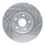 R1 Concepts 1986-1992 Toyota Supra Front Left Drilled & Slotted Silver Brake Rotor by R1 Concepts 631-76028L