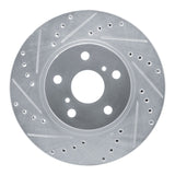 R1 Concepts 1986-1992 Toyota Supra Front Left Drilled & Slotted Silver Brake Rotor by R1 Concepts 631-76028L