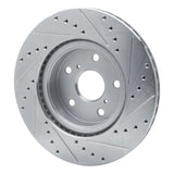 R1 Concepts 1986-1992 Toyota Supra Front Left Drilled & Slotted Silver Brake Rotor by R1 Concepts 631-76028L