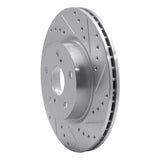 R1 Concepts 1986-1992 Toyota Supra Front Right Drilled & Slotted Silver Brake Rotor by R1 Concepts 631-76028R