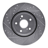 R1 Concepts 1986-1992 Toyota Supra Front Right Drilled & Slotted Silver Brake Rotor by R1 Concepts 631-76028R