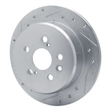 R1 Concepts 1986-1993 Lexus ES250 Rear Left Drilled & Slotted Silver Brake Rotor by R1 Concepts 631-76029L