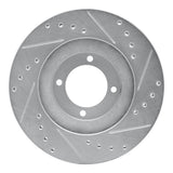 R1 Concepts 1985-1988 Toyota Cressida Front Left Drilled & Slotted Silver Brake Rotor by R1 Concepts 631-76030L