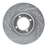 R1 Concepts 1985-1988 Toyota Cressida Front Left Drilled & Slotted Silver Brake Rotor by R1 Concepts 631-76030L