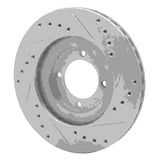 R1 Concepts 1985-1988 Toyota Cressida Front Left Drilled & Slotted Silver Brake Rotor by R1 Concepts 631-76030L