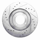R1 Concepts 1985-1988 Toyota Cressida Front Right Drilled & Slotted Silver Brake Rotor by R1 Concepts 631-76030R