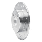 R1 Concepts 1985-1986 Toyota MR2 Rear Left Drilled & Slotted Silver Brake Rotor by R1 Concepts 631-76031L