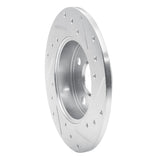 R1 Concepts 1985-1986 Toyota MR2 Rear Left Drilled & Slotted Silver Brake Rotor by R1 Concepts 631-76031L