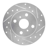 R1 Concepts 1985-1986 Toyota MR2 Rear Right Drilled & Slotted Silver Brake Rotor by R1 Concepts 631-76031R