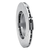 R1 Concepts 1987-1992 Geo Prizm Front Left Drilled & Slotted Silver Brake Rotor by R1 Concepts 631-76032L