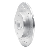 R1 Concepts 1987-1992 Chevrolet Nova Rear Right Drilled & Slotted Silver Brake Rotor by R1 Concepts 631-76035R