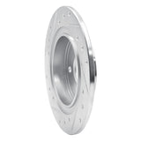 R1 Concepts 1987-1992 Chevrolet Nova Rear Right Drilled & Slotted Silver Brake Rotor by R1 Concepts 631-76035R