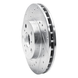R1 Concepts 1987-1991 Toyota Camry Front Left Drilled & Slotted Silver Brake Rotor by R1 Concepts 631-76036L