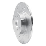 R1 Concepts 1987-1989 Toyota MR2 Rear Left Drilled & Slotted Silver Brake Rotor by R1 Concepts 631-76037L