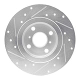 R1 Concepts 1987-1989 Toyota MR2 Rear Right Drilled & Slotted Silver Brake Rotor by R1 Concepts 631-76037R