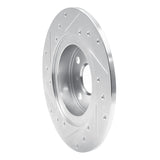 R1 Concepts 1987-1989 Toyota MR2 Rear Right Drilled & Slotted Silver Brake Rotor by R1 Concepts 631-76037R