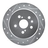 R1 Concepts 1988-1991 Toyota Celica Rear Left Drilled & Slotted Silver Brake Rotor by R1 Concepts 631-76038L