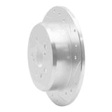 R1 Concepts 1988-1991 Toyota Camry Rear Right Drilled & Slotted Silver Brake Rotor by R1 Concepts 631-76038R