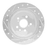 R1 Concepts 1988-1991 Toyota Camry Rear Right Drilled & Slotted Silver Brake Rotor by R1 Concepts 631-76038R