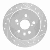 R1 Concepts 1988-1991 Toyota Camry Rear Right Drilled & Slotted Silver Brake Rotor by R1 Concepts 631-76038R
