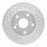 R1 Concepts 1989-1992 Toyota Cressida Front Left Drilled & Slotted Silver Brake Rotor by R1 Concepts 631-76040L