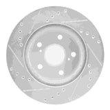 R1 Concepts 1989-1992 Toyota Cressida Front Right Drilled & Slotted Silver Brake Rotor by R1 Concepts 631-76040R