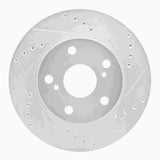 R1 Concepts 1989-1992 Toyota Cressida Front Right Drilled & Slotted Silver Brake Rotor by R1 Concepts 631-76040R