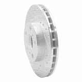 R1 Concepts 1988-1993 Toyota Celica Front Left Drilled & Slotted Silver Brake Rotor by R1 Concepts 631-76041L