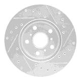 R1 Concepts 1988-1993 Toyota Celica Front Left Drilled & Slotted Silver Brake Rotor by R1 Concepts 631-76041L