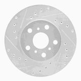 R1 Concepts 1988-1993 Toyota Celica Front Left Drilled & Slotted Silver Brake Rotor by R1 Concepts 631-76041L