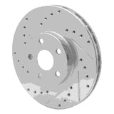 R1 Concepts 1987-1991 Lexus ES250 Front Left Drilled & Slotted Silver Brake Rotor by R1 Concepts 631-76042L