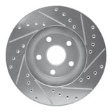 R1 Concepts 1987-1991 Lexus ES250 Front Left Drilled & Slotted Silver Brake Rotor by R1 Concepts 631-76042L