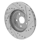 R1 Concepts 1987-1991 Lexus ES250 Front Left Drilled & Slotted Silver Brake Rotor by R1 Concepts 631-76042L