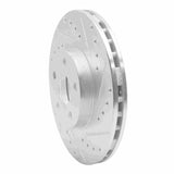 R1 Concepts 1987-1991 Lexus ES250 Front Right Drilled & Slotted Silver Brake Rotor by R1 Concepts 631-76042R