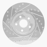 R1 Concepts 1987-1991 Lexus ES250 Front Right Drilled & Slotted Silver Brake Rotor by R1 Concepts 631-76042R