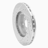 R1 Concepts 1987-1991 Lexus ES250 Front Right Drilled & Slotted Silver Brake Rotor by R1 Concepts 631-76042R