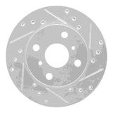 R1 Concepts 1990-1991 Toyota Celica Front Right Drilled & Slotted Silver Brake Rotor by R1 Concepts 631-76043R