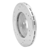 R1 Concepts 1990-1991 Toyota Celica Front Right Drilled & Slotted Silver Brake Rotor by R1 Concepts 631-76043R