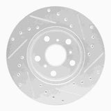 R1 Concepts 90-91 Toyota Celica Front Left Drilled & Slotted Silver Brake Rotor by R1 Concepts RNC-631-76044L