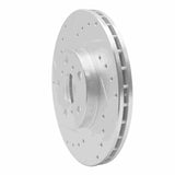 R1 Concepts 1990-1993 Toyota Celica Front Left Drilled & Slotted Silver Brake Rotor by R1 Concepts 631-76045L