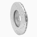R1 Concepts 1990-1993 Toyota Celica Front Left Drilled & Slotted Silver Brake Rotor by R1 Concepts 631-76045L