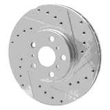 R1 Concepts 1990-1993 Toyota Celica Front Right Drilled & Slotted Silver Brake Rotor by R1 Concepts 631-76045R