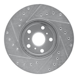 R1 Concepts 1990-1993 Toyota Celica Front Right Drilled & Slotted Silver Brake Rotor by R1 Concepts 631-76045R
