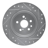 R1 Concepts 1990-1993 Toyota Celica Rear Left Drilled & Slotted Silver Brake Rotor by R1 Concepts 631-76046L
