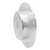 R1 Concepts 1990-1993 Toyota Celica Rear Right Drilled & Slotted Silver Brake Rotor by R1 Concepts 631-76046R