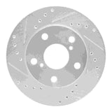 R1 Concepts 1991-1995 Toyota MR2 Front Left Drilled & Slotted Silver Brake Rotor by R1 Concepts 631-76047L