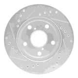 R1 Concepts 1991-1995 Toyota MR2 Front Right Drilled & Slotted Silver Brake Rotor by R1 Concepts 631-76047R