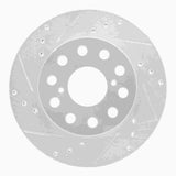 R1 Concepts 1991-1995 Toyota MR2 Rear Left Drilled & Slotted Silver Brake Rotor by R1 Concepts 631-76048L